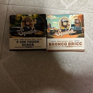 Dr squatch bronco bricc and F-150 scrub